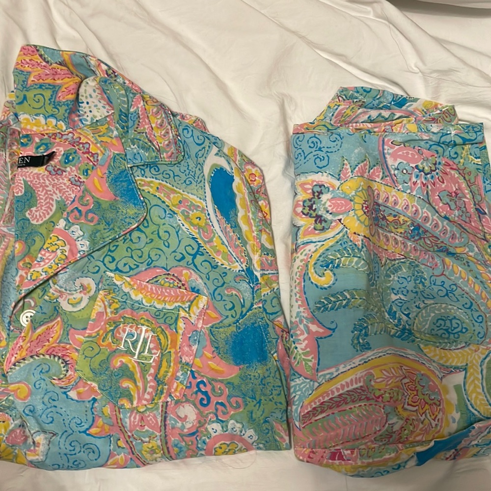 Lauren Ralph Lauren capri length pajamas